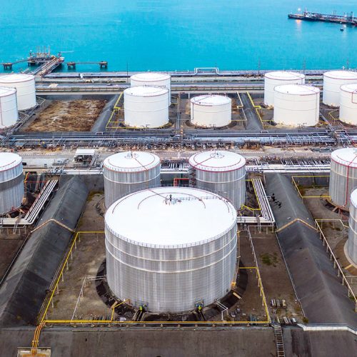 Oil and petrochemical tank, storage of oil and petrochemical pro